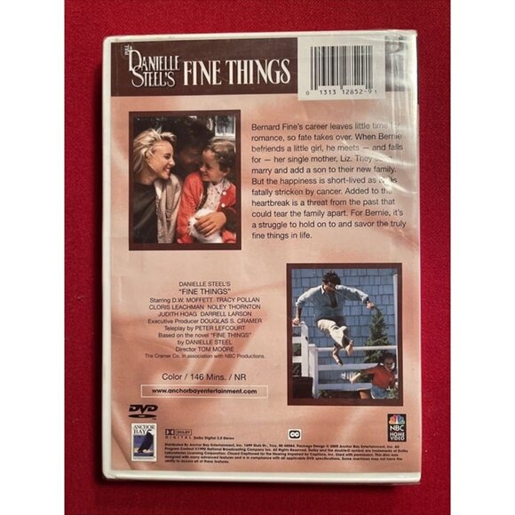 Fine Things - DVD - D.W. Moffett 1990 Tracy Pollan - New! Danielle Steel - Picture 2 of 3